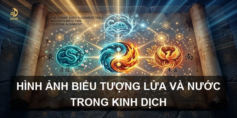 Hình ảnh biểu tượng lửa và nước trong Kinh Dịch