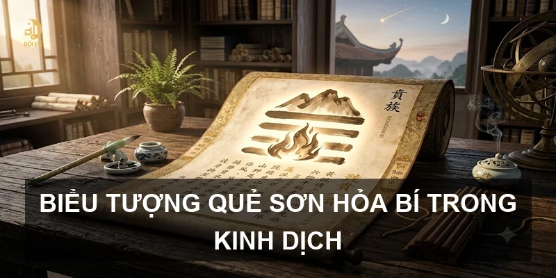 Biểu tượng quẻ Sơn Hỏa Bí trong Kinh Dịch