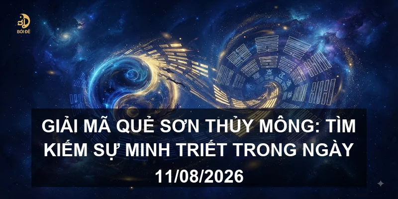 Giải mã Quẻ Sơn Thủy Mông: Tìm kiếm sự minh triết trong ngày 11/08/2026