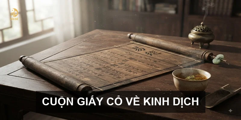 Cuộn giấy cổ về Kinh Dịch