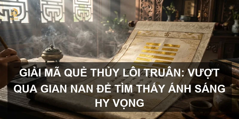 Giải mã Quẻ Thủy Lôi Truân: Vượt qua gian nan để tìm thấy ánh sáng hy vọng