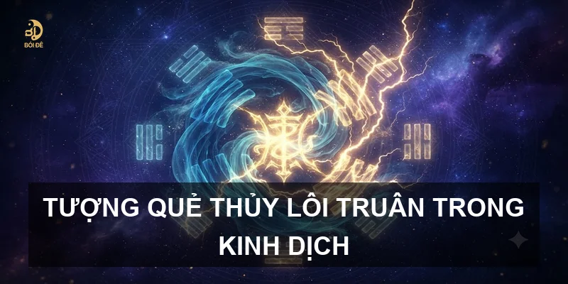 Tượng quẻ Thủy Lôi Truân trong Kinh Dịch