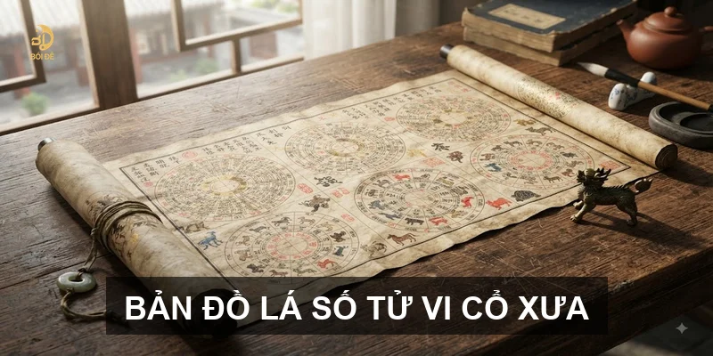 Bản đồ lá số tử vi cổ xưa