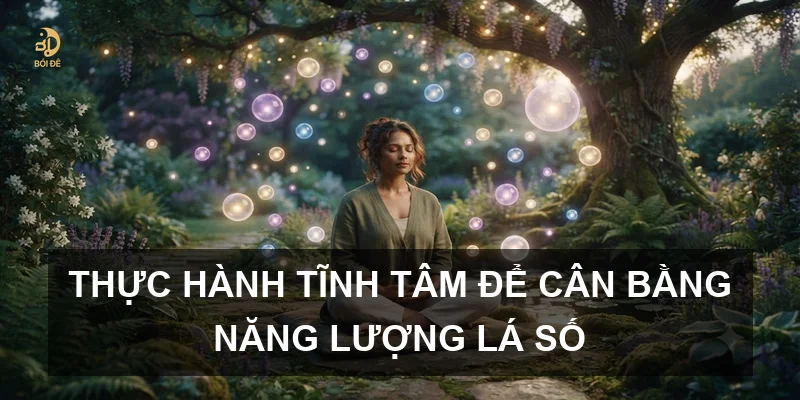 Thực hành tĩnh tâm để cân bằng năng lượng lá số