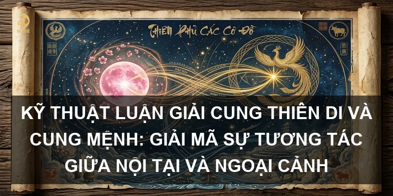 Kỹ thuật luận giải Cung Thiên Di và Cung Mệnh: Giải mã sự tương tác giữa nội tại và ngoại cảnh