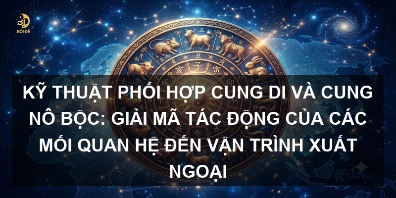 Kỹ thuật phối hợp Cung Di và Cung Nô Bộc: Giải mã tác động của các mối quan hệ đến vận trình xuất ngoại