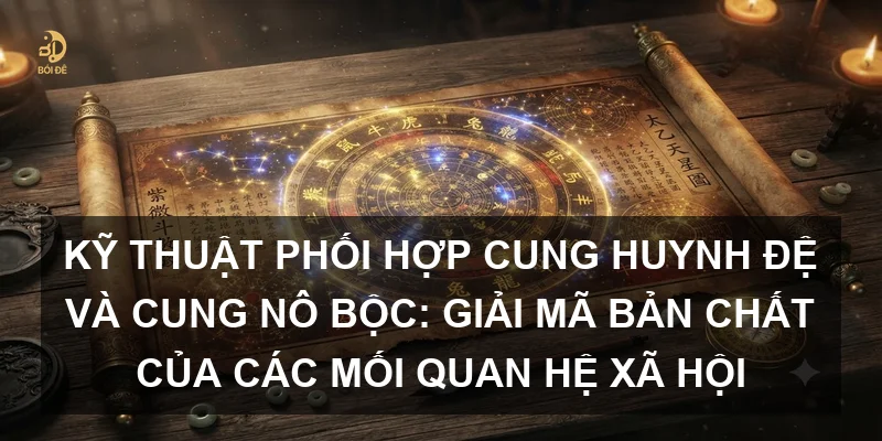 Kỹ thuật phối hợp Cung Huynh Đệ và Cung Nô Bộc: Giải mã bản chất của các mối quan hệ xã hội
