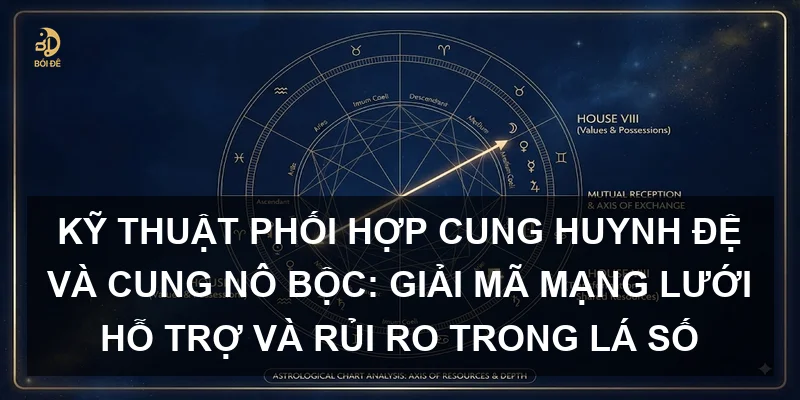 Kỹ thuật phối hợp Cung Huynh Đệ và Cung Nô Bộc: Giải mã mạng lưới hỗ trợ và rủi ro trong lá số