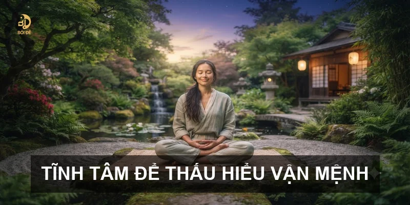 Tĩnh tâm để thấu hiểu vận mệnh
