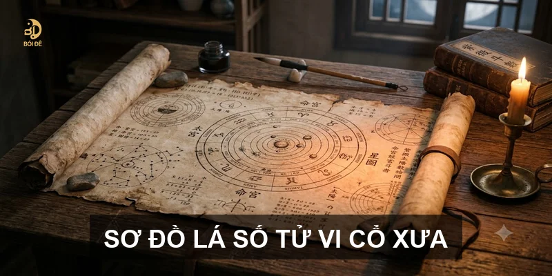 Sơ đồ lá số Tử vi cổ xưa