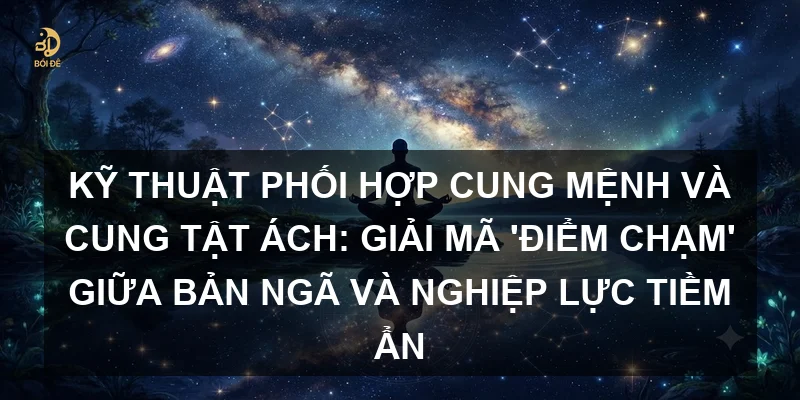 Kỹ thuật phối hợp Cung Mệnh và Cung Tật Ách: Giải mã 'Điểm chạm' giữa bản ngã và nghiệp lực tiềm ẩn