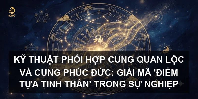 Kỹ thuật phối hợp Cung Quan Lộc và Cung Phúc Đức: Giải mã 'điểm tựa tinh thần' trong sự nghiệp