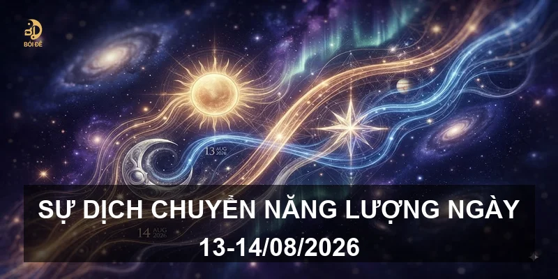 Sự dịch chuyển năng lượng ngày 13-14/08/2026
