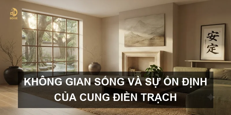 Không gian sống và sự ổn định của cung Điền Trạch