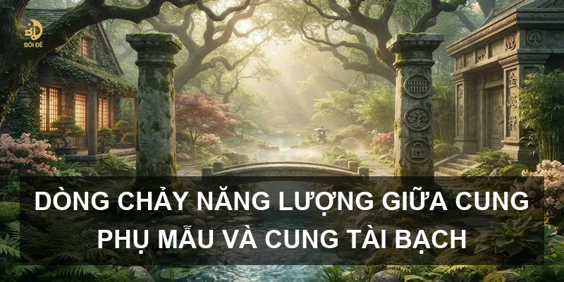 Dòng chảy năng lượng giữa Cung Phụ Mẫu và Cung Tài Bạch