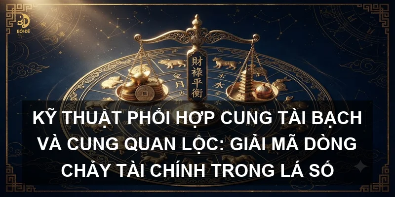 Kỹ thuật phối hợp Cung Tài Bạch và Cung Quan Lộc: Giải mã dòng chảy tài chính trong lá số