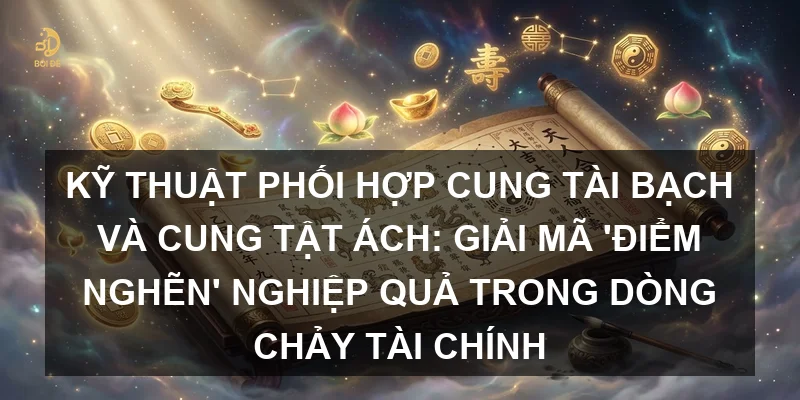 Kỹ thuật phối hợp Cung Tài Bạch và Cung Tật Ách: Giải mã 'điểm nghẽn' nghiệp quả trong dòng chảy tài chính