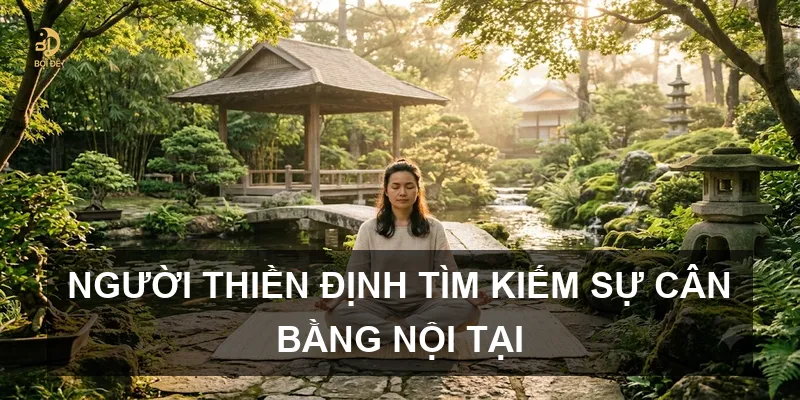 Người thiền định tìm kiếm sự cân bằng nội tại