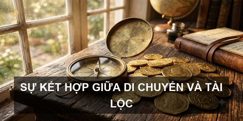 Sự kết hợp giữa di chuyển và tài lộc