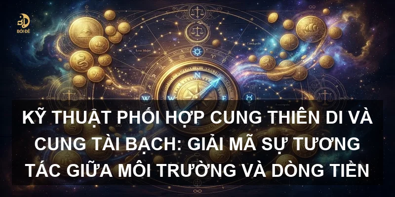 Kỹ thuật phối hợp Cung Thiên Di và Cung Tài Bạch: Giải mã sự tương tác giữa môi trường và dòng tiền
