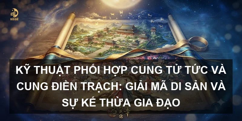 Kỹ thuật phối hợp Cung Tử Tức và Cung Điền Trạch: Giải mã di sản và sự kế thừa gia đạo