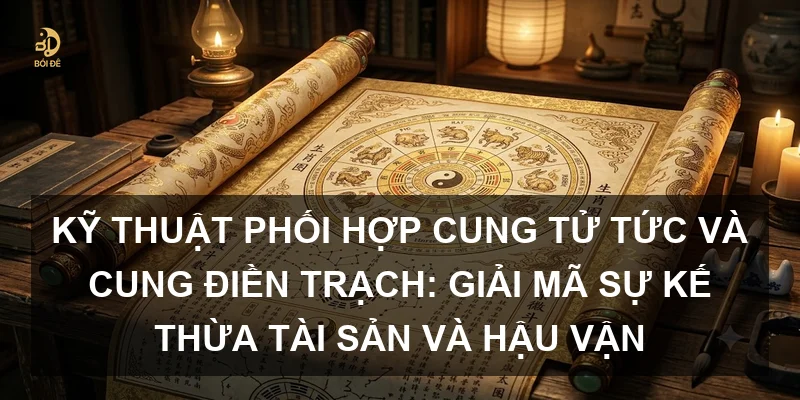 Kỹ thuật phối hợp Cung Tử Tức và Cung Điền Trạch: Giải mã sự kế thừa tài sản và hậu vận