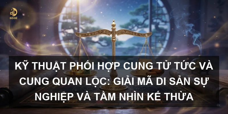Kỹ thuật phối hợp Cung Tử Tức và Cung Quan Lộc: Giải mã di sản sự nghiệp và tầm nhìn kế thừa