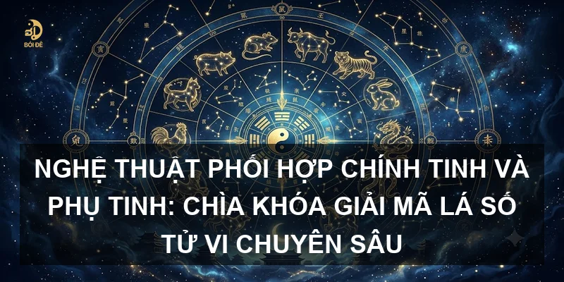 Nghệ thuật phối hợp Chính tinh và Phụ tinh: Chìa khóa giải mã lá số Tử vi chuyên sâu