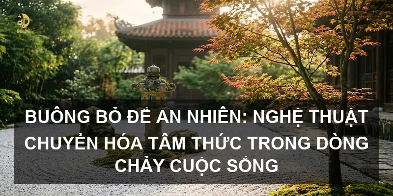 Buông bỏ để an nhiên: Nghệ thuật chuyển hóa tâm thức trong dòng chảy cuộc sống