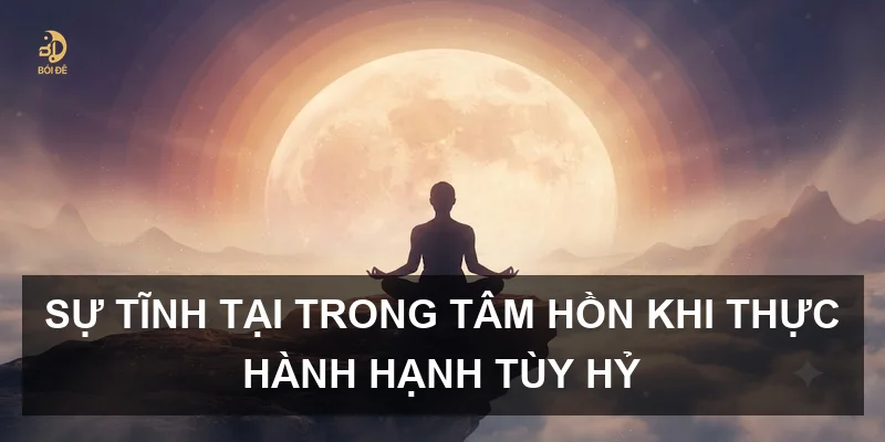 Sự tĩnh tại trong tâm hồn khi thực hành hạnh Tùy Hỷ