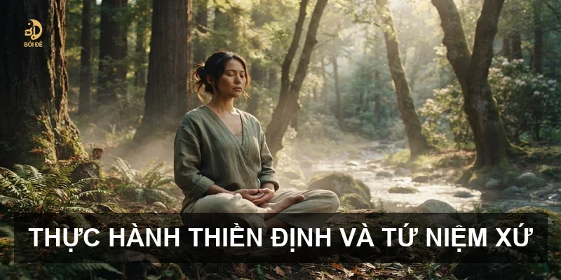 Thực hành thiền định và Tứ Niệm Xứ
