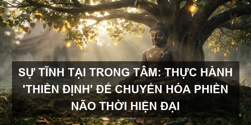 Sự tĩnh tại trong tâm: Thực hành 'Thiền định' để chuyển hóa phiền não thời hiện đại