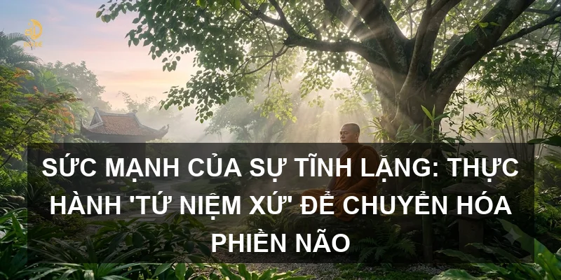 Sức mạnh của sự tĩnh lặng: Thực hành 'Tứ Niệm Xứ' để chuyển hóa phiền não