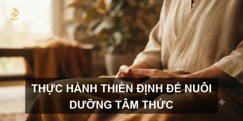 Thực hành thiền định để nuôi dưỡng tâm thức