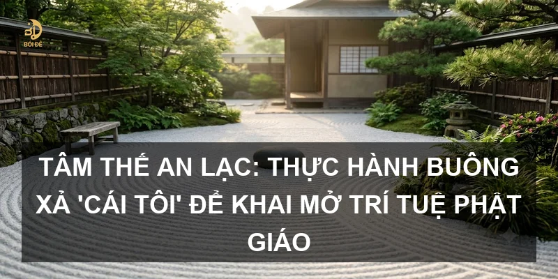 Tâm thế an lạc: Thực hành buông xả 'cái tôi' để khai mở trí tuệ Phật giáo