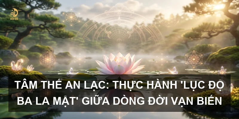 Tâm thế an lạc: Thực hành 'Lục Độ Ba La Mật' giữa dòng đời vạn biến