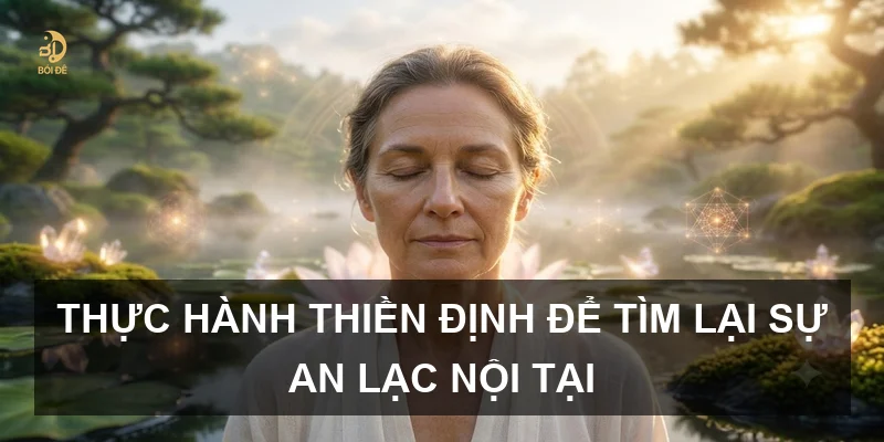 Thực hành thiền định để tìm lại sự an lạc nội tại
