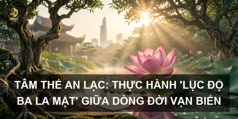 Tâm thế an lạc: Thực hành 'Lục Độ Ba La Mật' giữa dòng đời vạn biến
