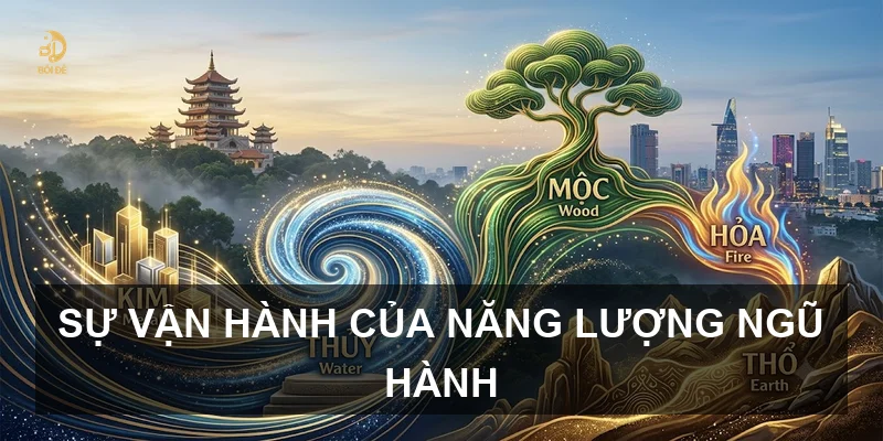 Sự vận hành của năng lượng Ngũ hành