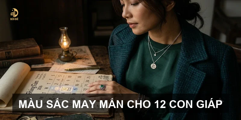 Màu sắc may mắn cho 12 con giáp