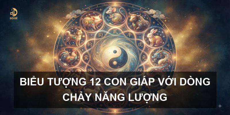 Biểu tượng 12 con giáp với dòng chảy năng lượng