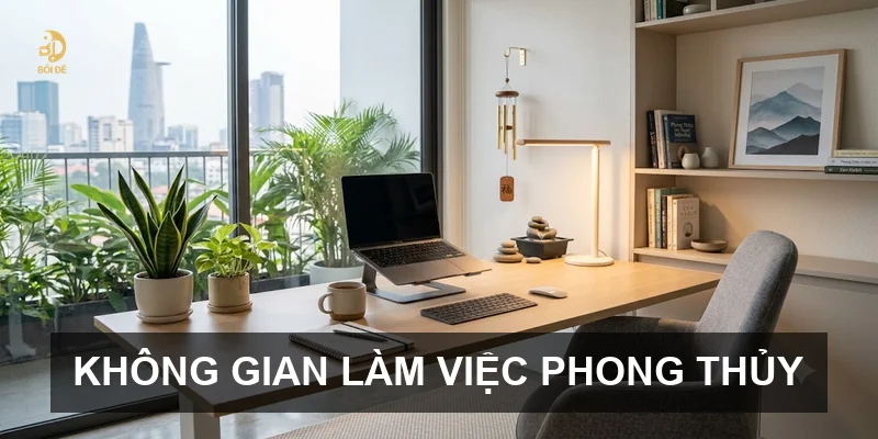 Không gian làm việc phong thủy