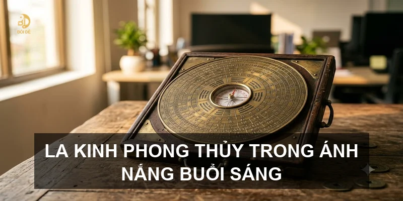 La kinh phong thủy trong ánh nắng buổi sáng