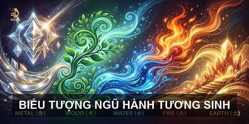 Biểu tượng ngũ hành tương sinh