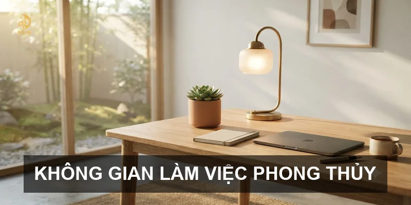 Không gian làm việc phong thủy
