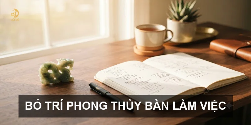 Bố trí phong thủy bàn làm việc