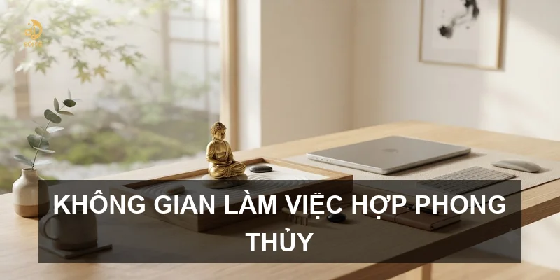 Không gian làm việc hợp phong thủy