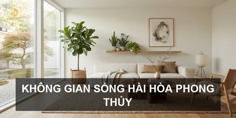 Không gian sống hài hòa phong thủy