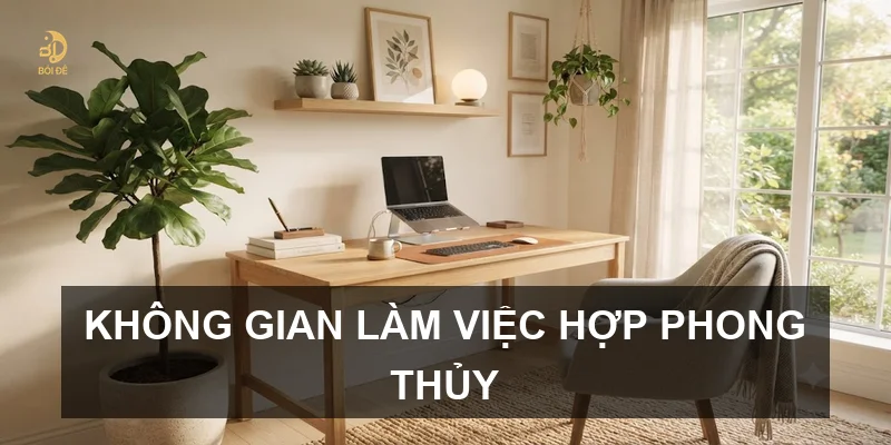 Không gian làm việc hợp phong thủy