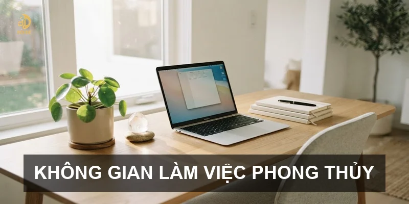 Không gian làm việc phong thủy